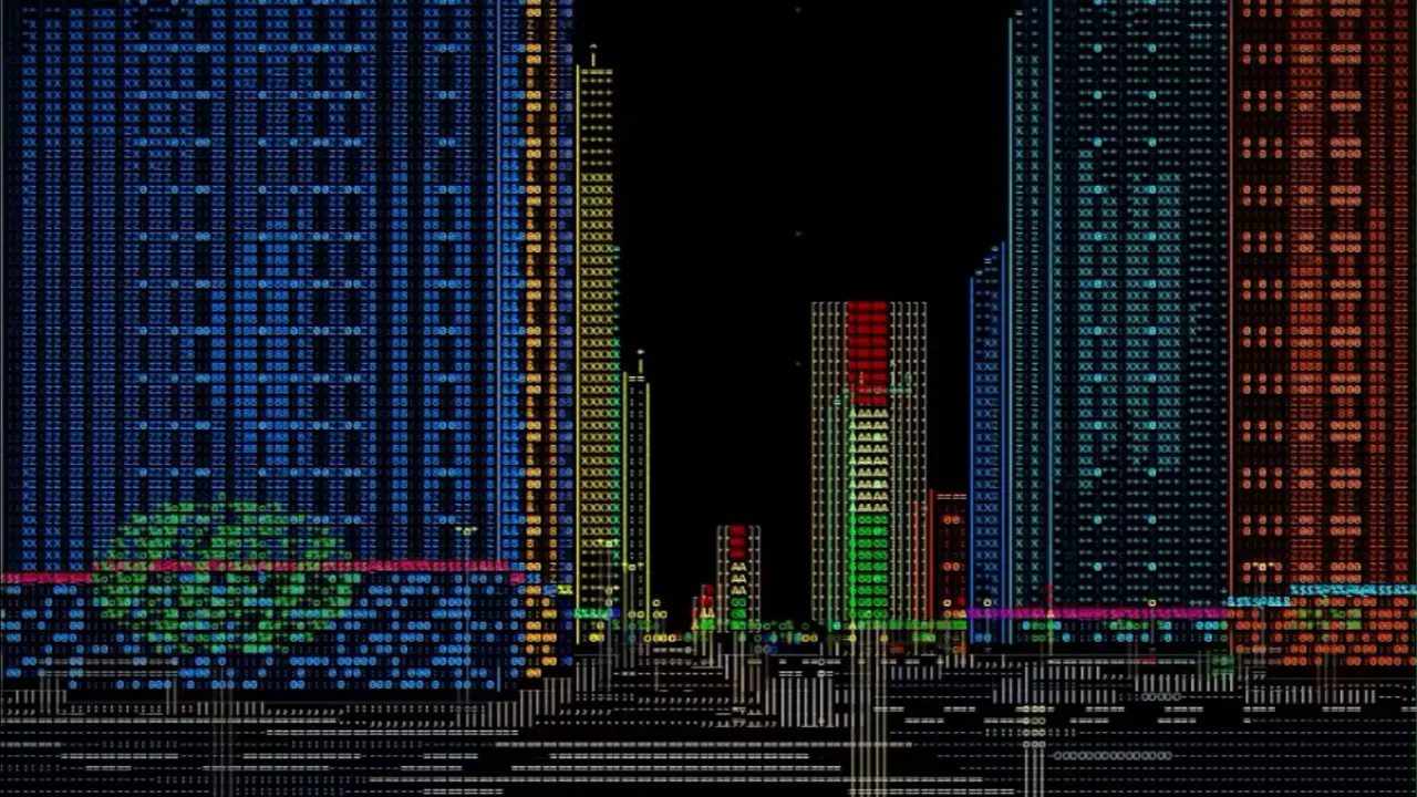 星欧娱乐注册：梦回 90 年代：开发者用 ASCII 字符构建可自由探索的 3D 城市